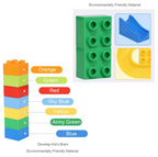 NEW 165 Pieces Plastic Construction Building Blocks Diy Assembly Race Track Toy Marble Run Blocks Toy Set for Kids